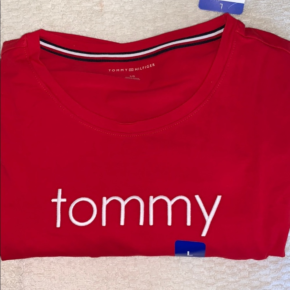 Tommy Logo T shirt Dress NWT